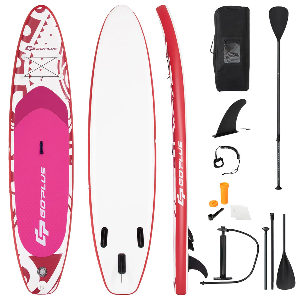 10.5' Inflatable Stand Up Paddle Board with Carry Bag T88106