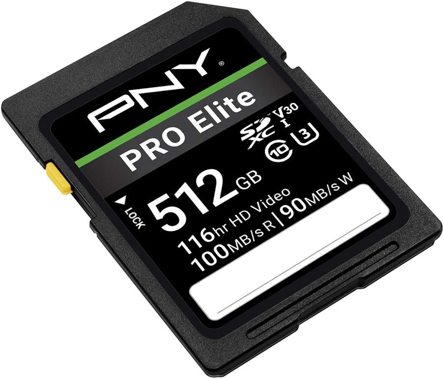 512GB PRO Elite Class 10 U3 V30 SDXC Flash Memory Card S56137