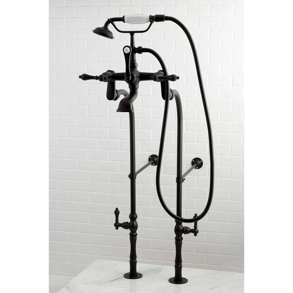 Vintage Freestanding Tub Filler Package Polished Brass X955
