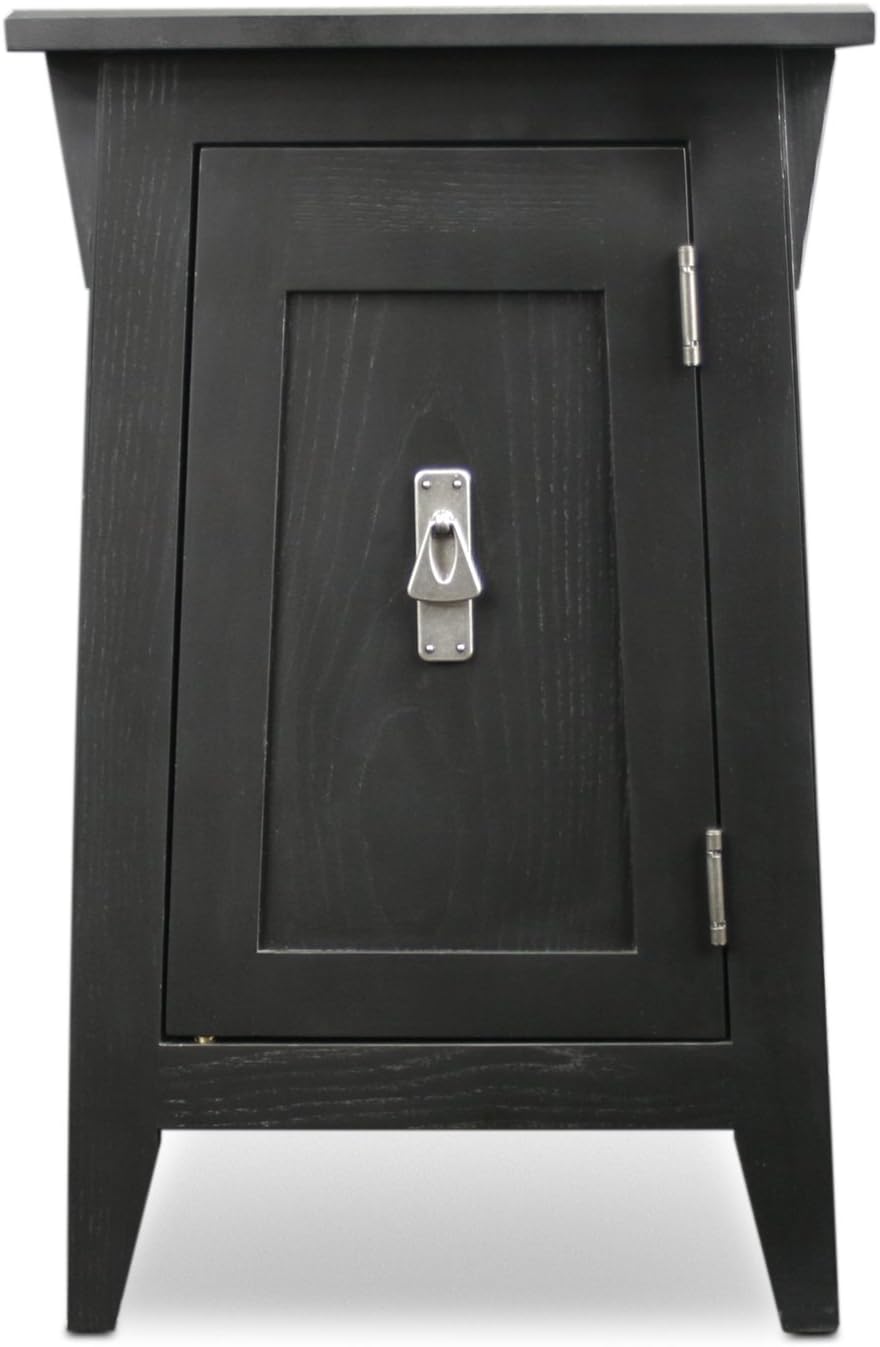 Slate Black Cabinet End Table T90294
