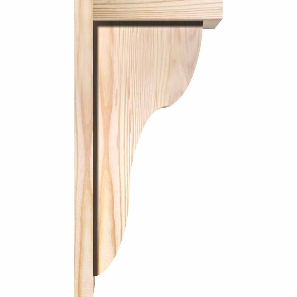 Carmel Smooth Corbel with Backplate, Douglas Fir C597866
