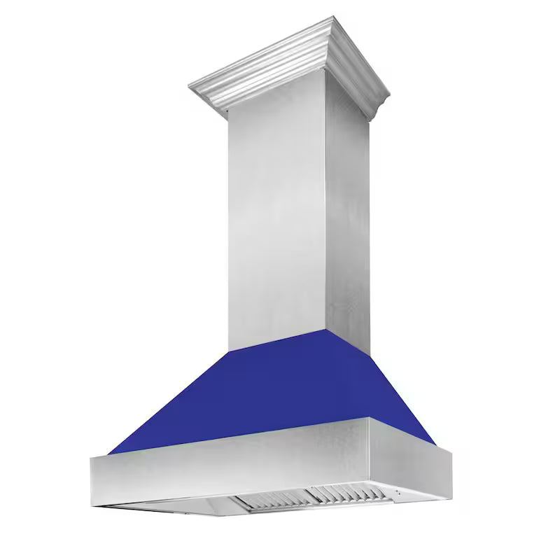 48 in. 700 CFM Ducted Wall Mount Range Hood in Stainless Steel D49929