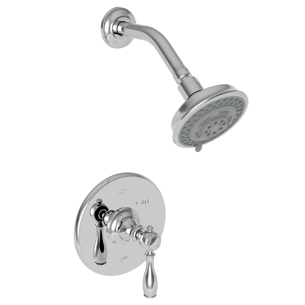 Flat Black Balanced Pressure Shower Trim Set O8563