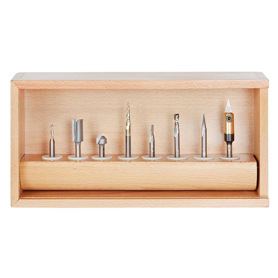 8-Pc CNC Router Bit Collection Q12646