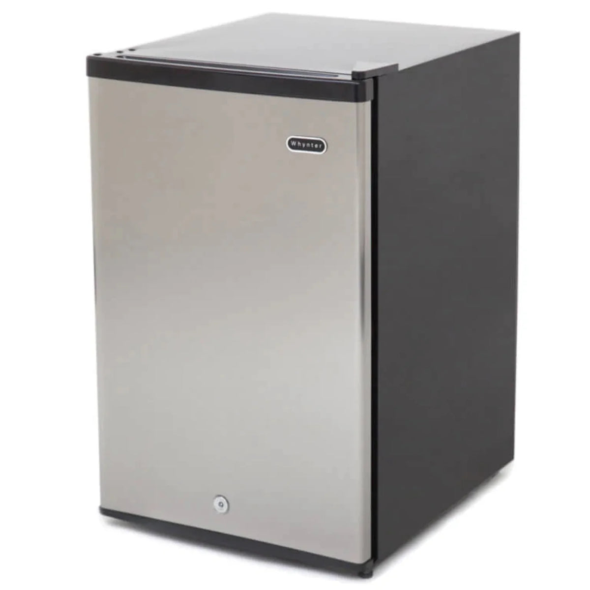 Black 3.0 cu. ft. Upright Freezer with Lock R693