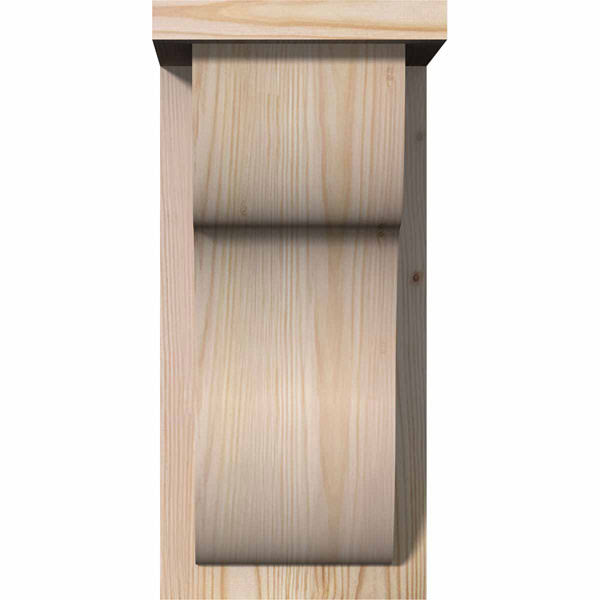 Carmel Smooth Corbel with Backplate, Douglas Fir C597866