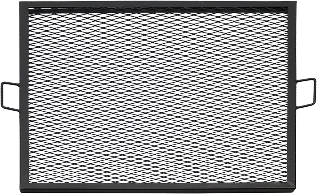 30 Inch Square Metal Fire Pit Cooking Grill Grate R51565