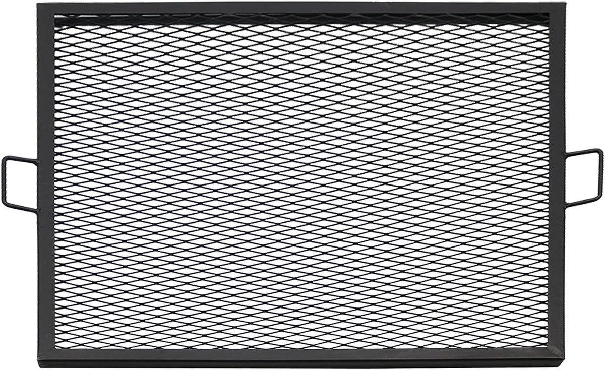 30 Inch Square Metal Fire Pit Cooking Grill Grate R51565