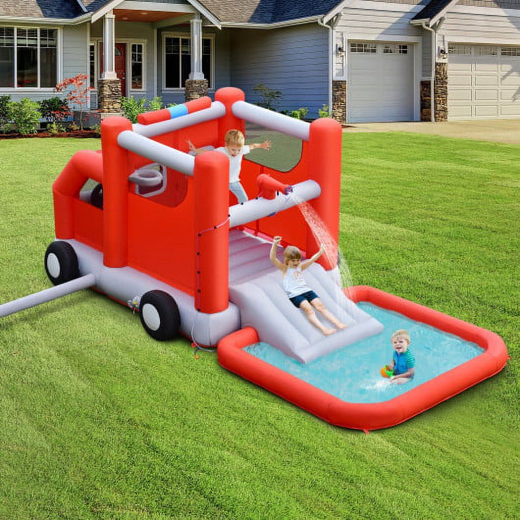 Inflatable Castle Water Park Bounce House with Blower J6631