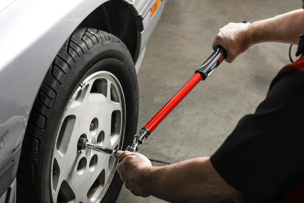3/8-Inch Drive Flex Head Electronic Digital Torque and Torque Angle Wrench P61889