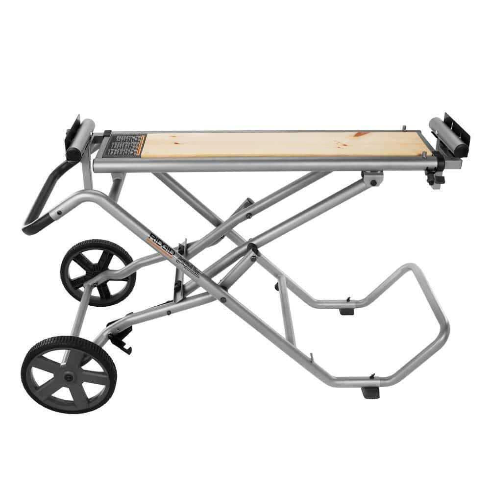 Universal Mobile Miter Saw Stand with Mounting Braces G4258