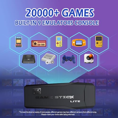 Retro Gaming Console with 20,000+ Games and 2.4G Wireless Controllers O507522