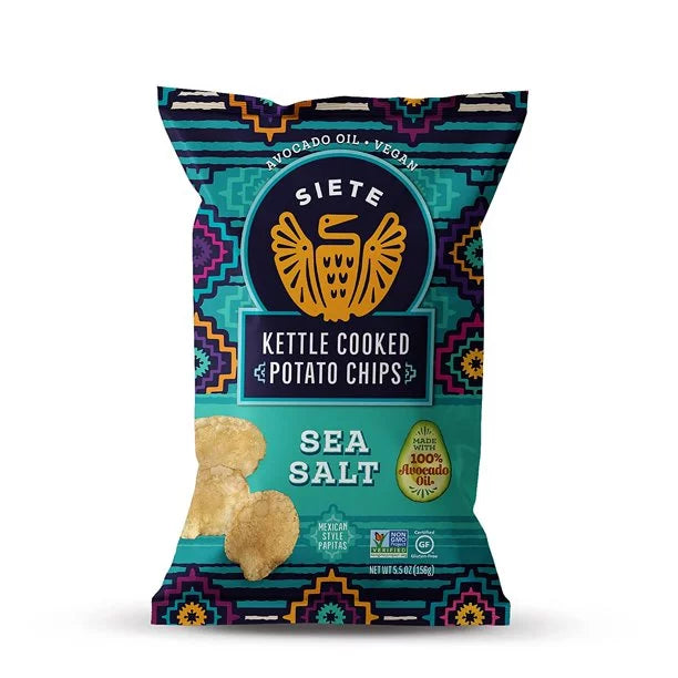 5.5 oz Pack of 2 Sea Salt Potato Chips U604