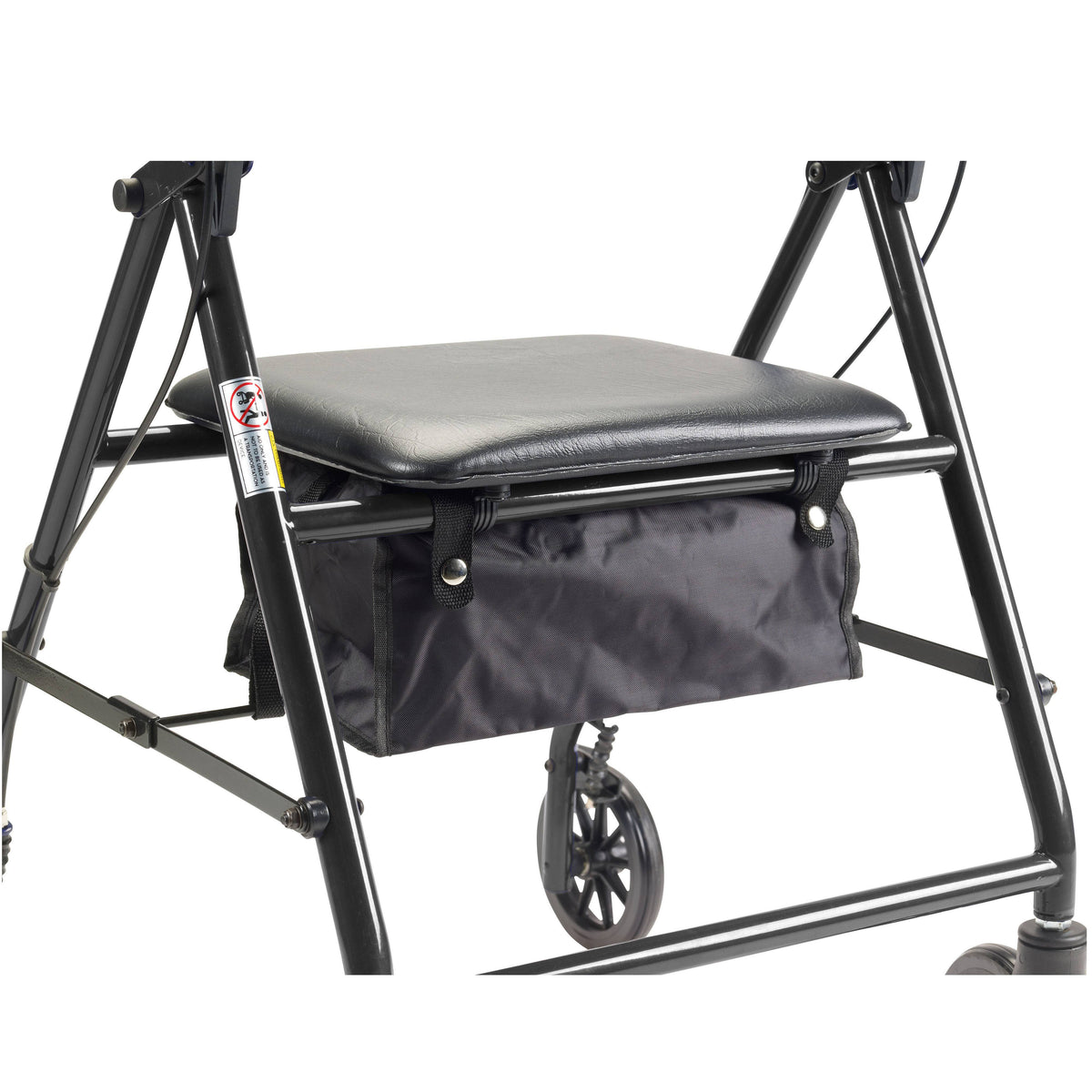 Black Rollator with 6x22 Wheels T170