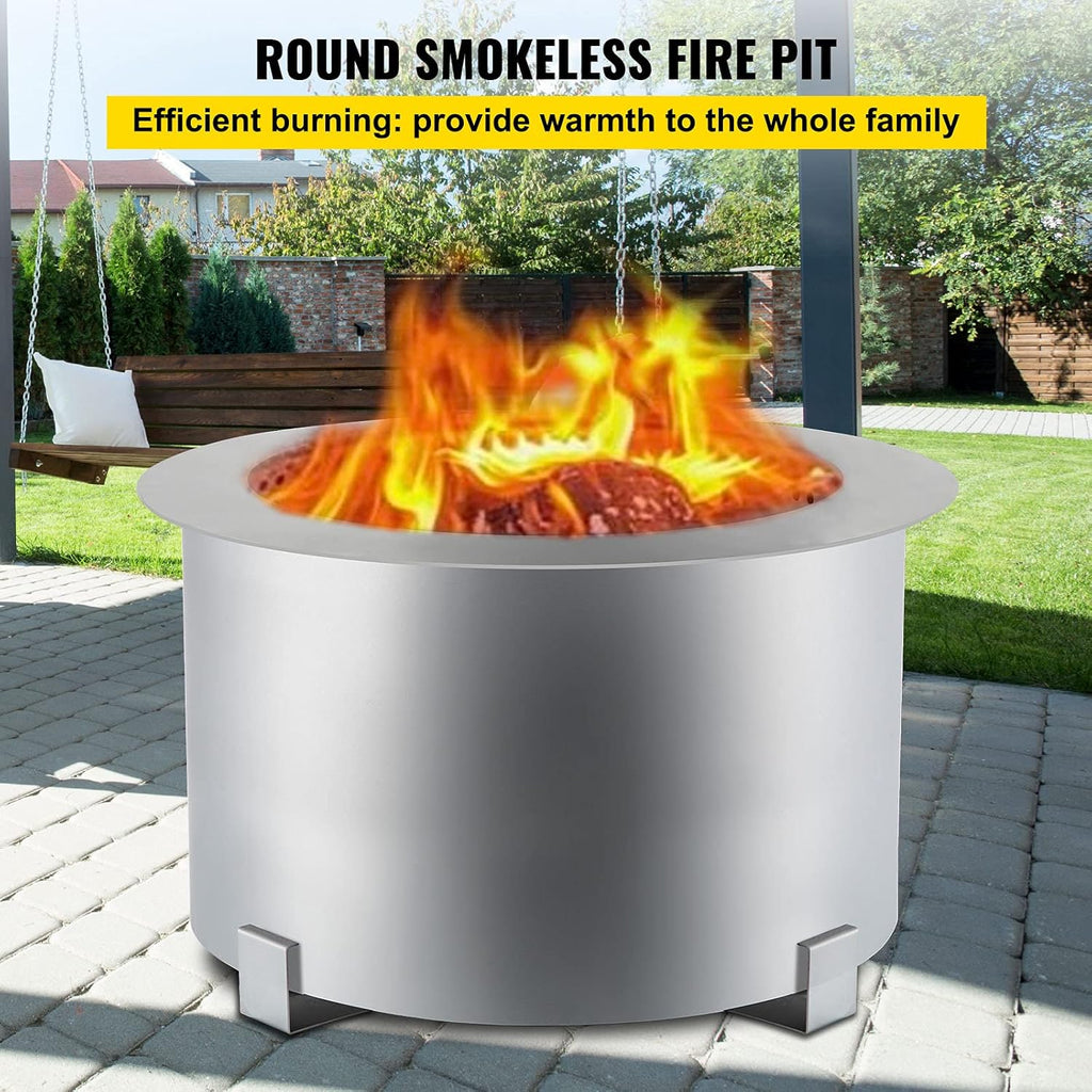 21.5 inch Stainless Steel Smokeless Fire Pit I2785