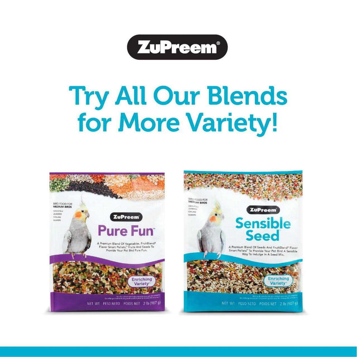 Sensible Seed Bird Food for Parrots & Conures Y399