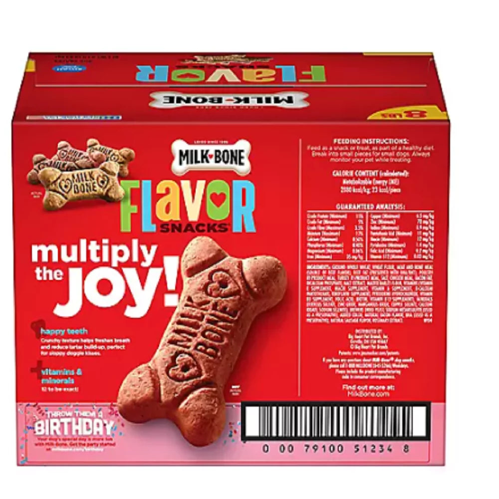 Milk-Bone Flavor Snacks Small Dog Biscuits 8 lbs J509