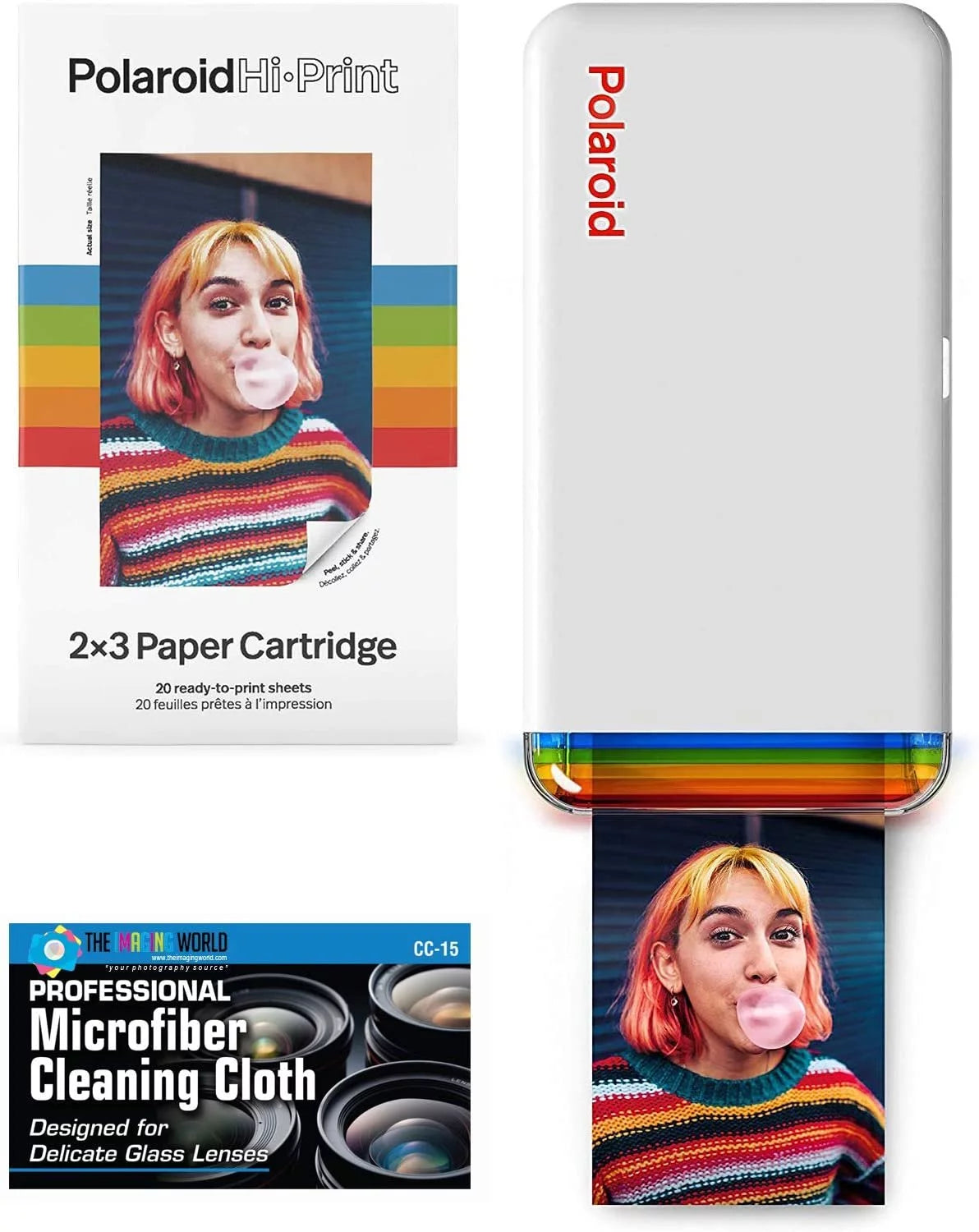 Bluetooth Connected 2x3 Pocket Phone Photo Printer W709324
