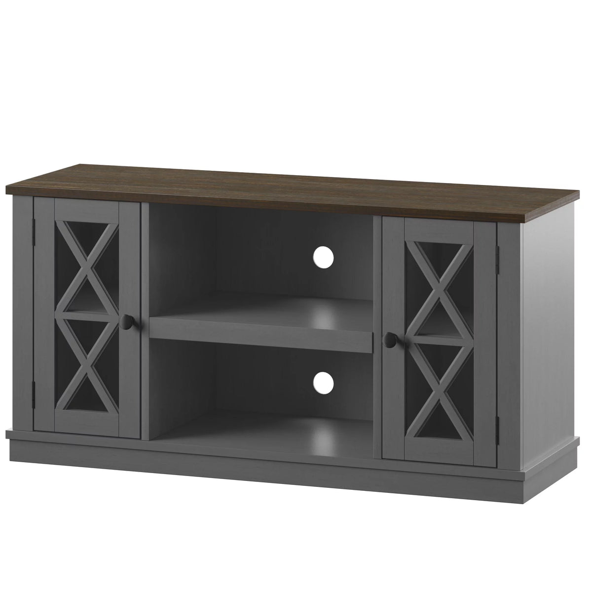 Antique Gray TV Stand T7798