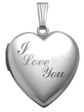 14k White Gold Sweetheart Locket G291440