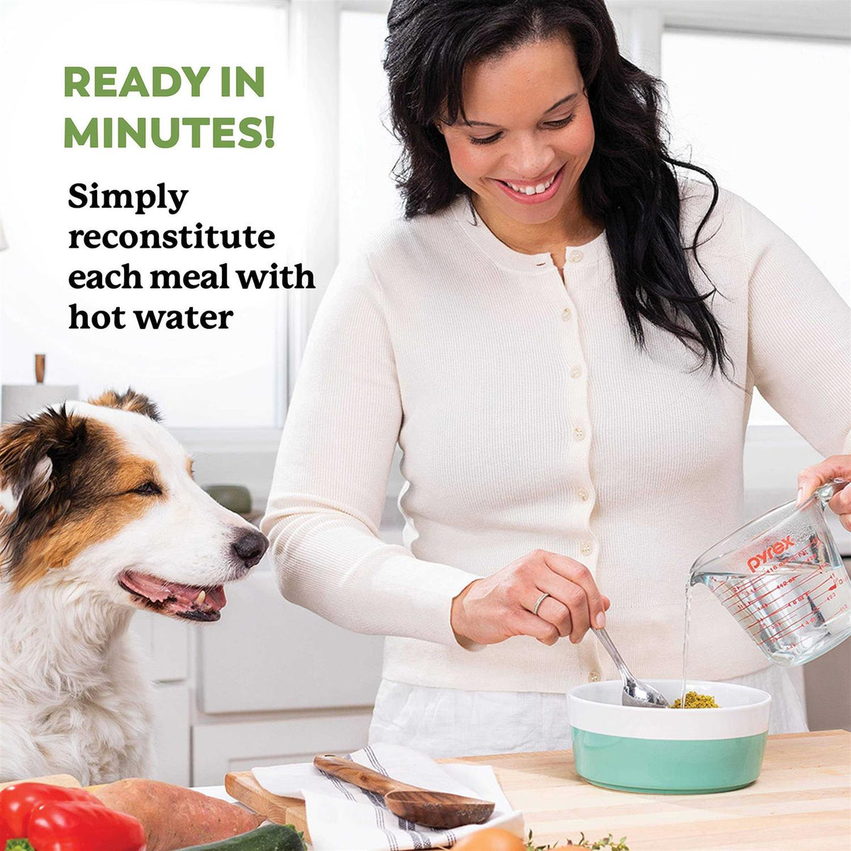 Whole Grain Beef & Garden Veggies Dehydrated Dog Food E39570