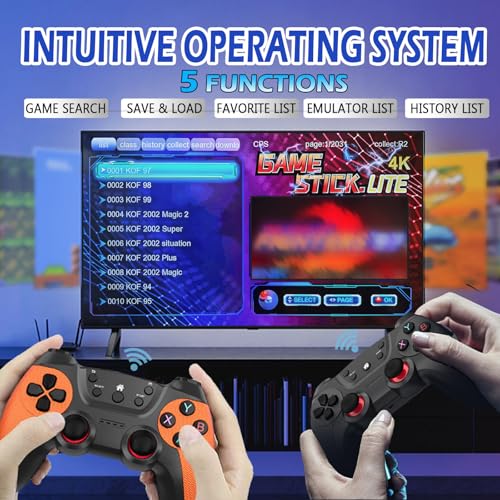 Retro Gaming Console with 20,000+ Games and 2.4G Wireless Controllers O507522