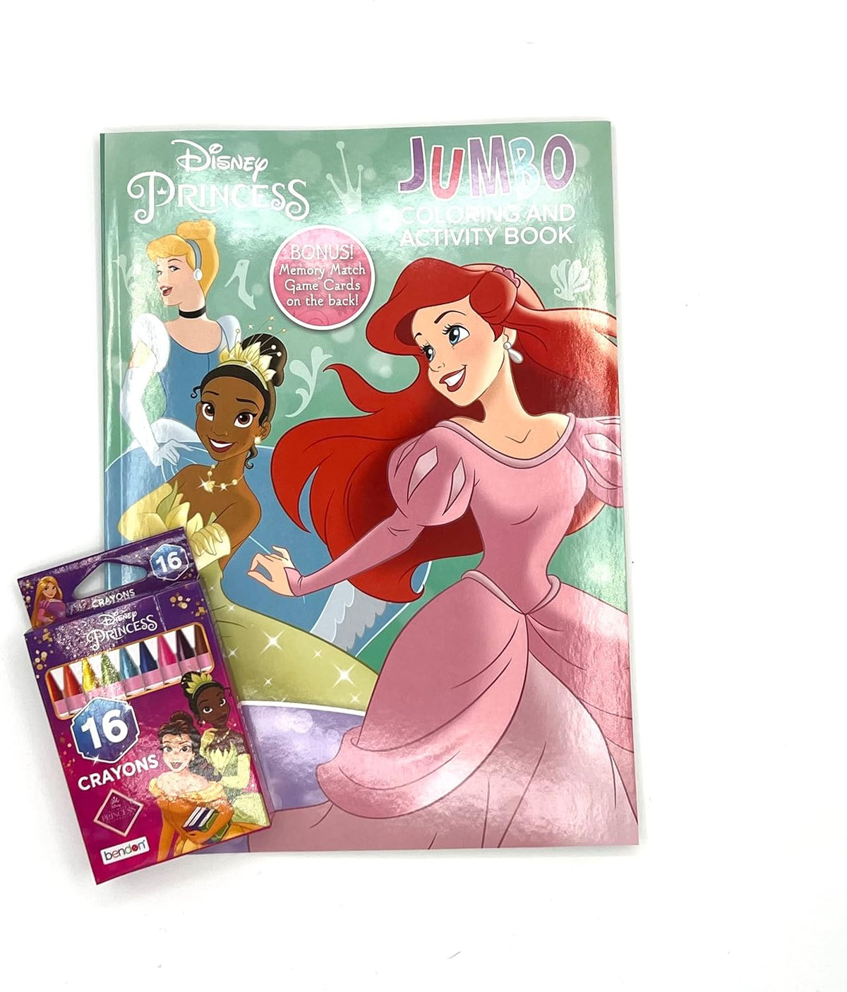 16 Colors Crayons Jumbo 64 Pages Coloring Book U52647