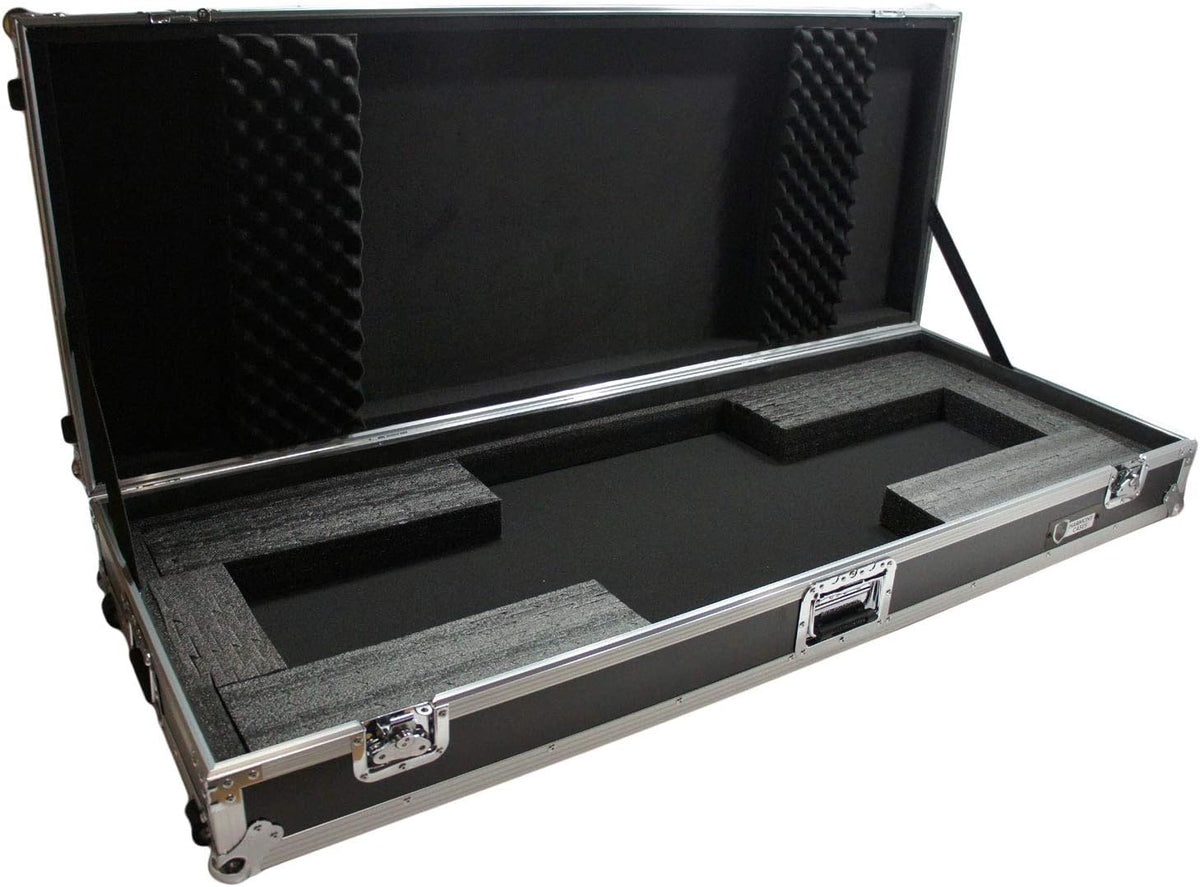 Rolling ATA Hard Case for 61 Note Keyboard Z382930