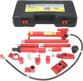 10 Ton Porta Power Kit with 78.7 inch Oil Hose Hydraulic Ram T75057