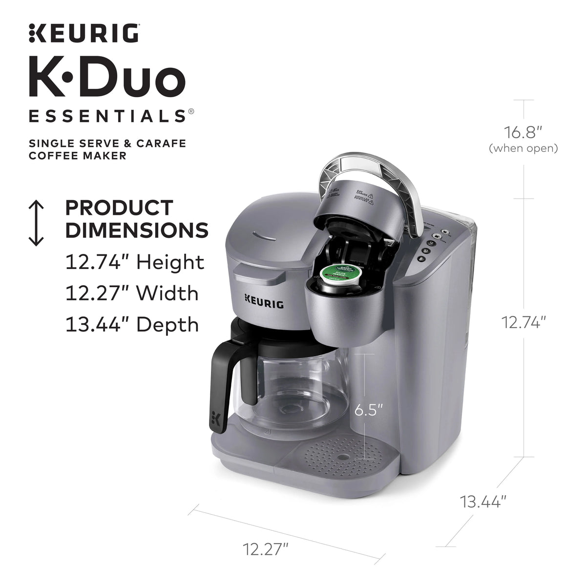 Black Single-Serve Coffee Maker G557