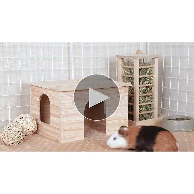 Wood House with Window Q835