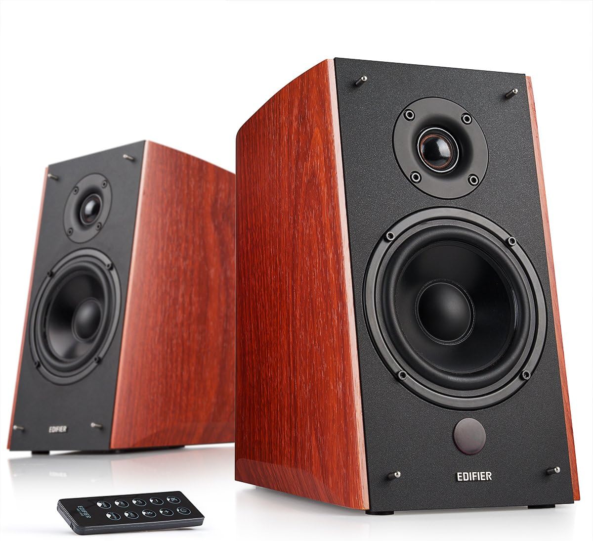 Powered Bluetooth Bookshelf Speakers Black M1860
