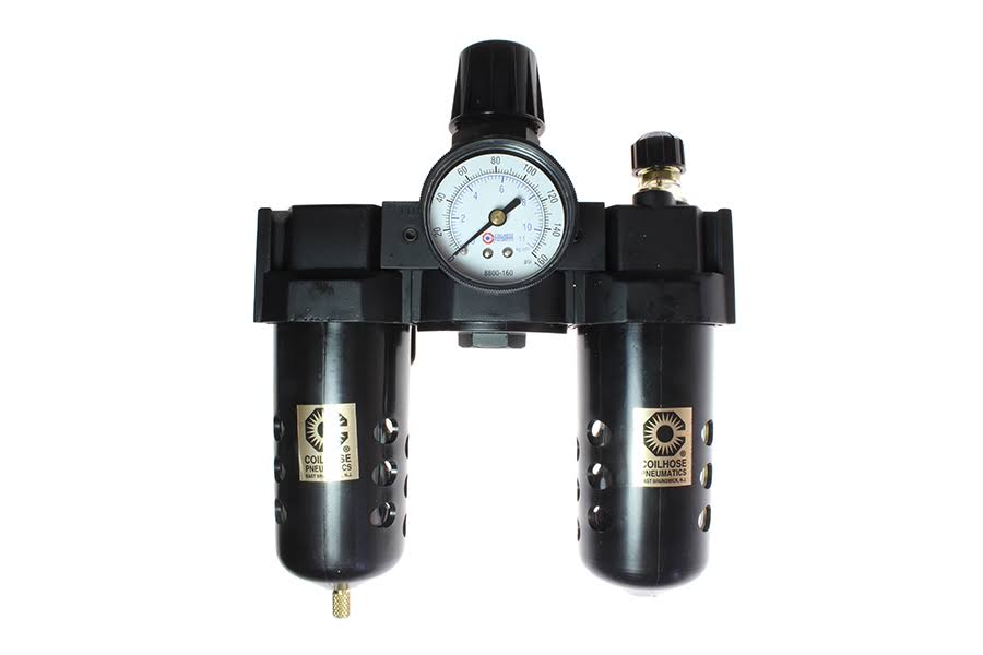 3/8x22 FRL with Automatic Drain and Gauge B72551