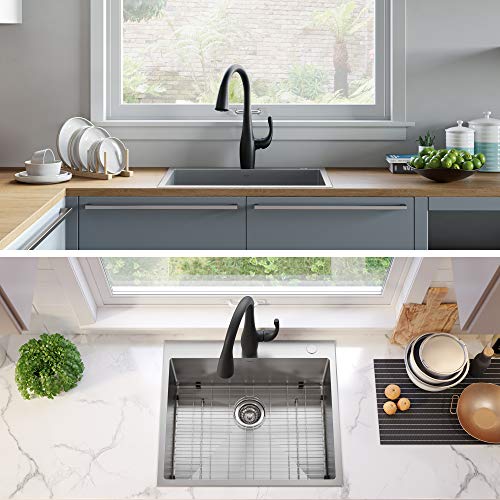 22-inch Drop-In 16 Gauge Stainless Steel Single Bowl Utility Sink C3718