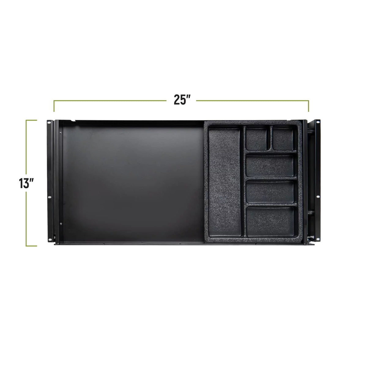 Under Desk Drawer & Organizer with Lock, Black I329