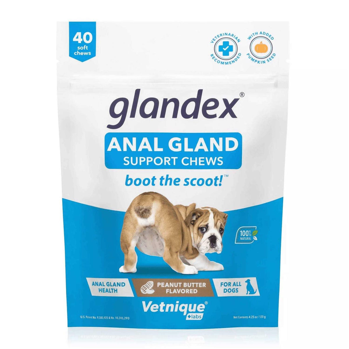 Peanut Butter Chews Fiber Supplement for Dogs A417