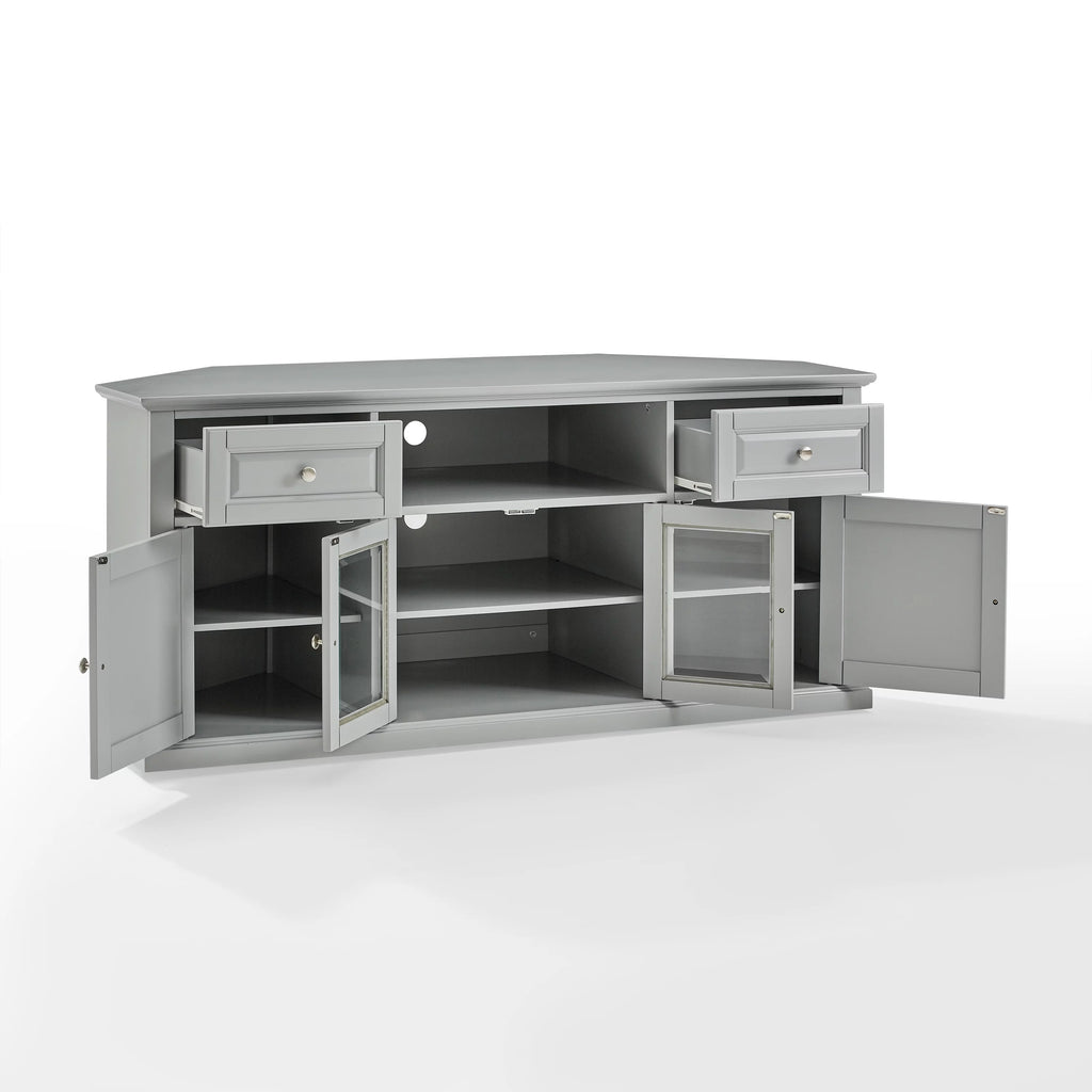 Gray Wood TV Stand R5907