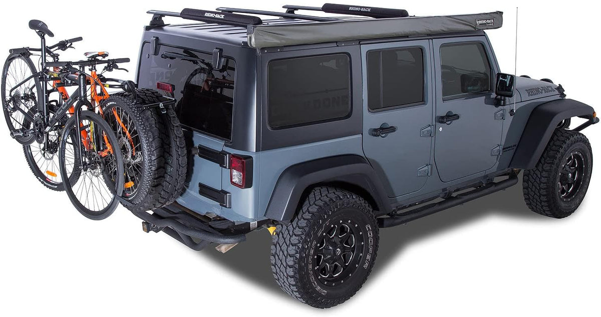 Black Spare Rear Wheel Bike Carrier S4602