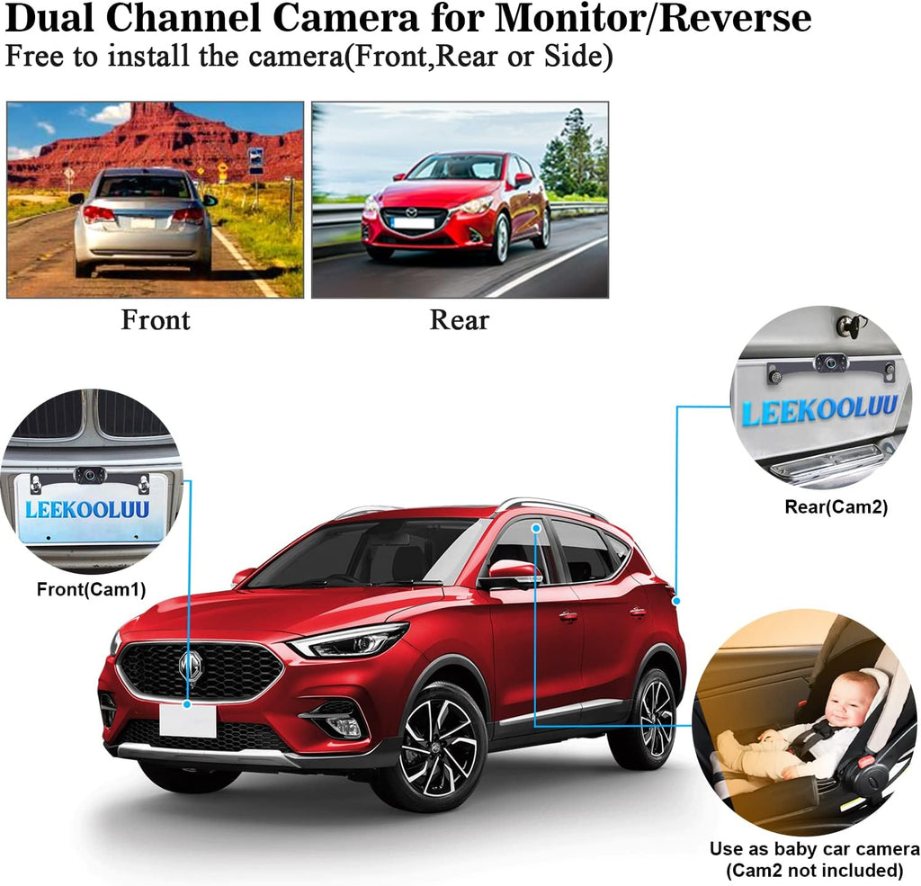 5 Inch HD 1080P Backup Camera Kit, Pack of 2 N754523