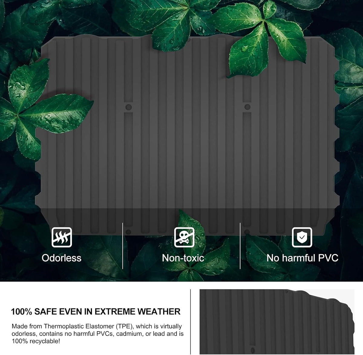 TPE Cargo Bed Mat Liner Black Z67852