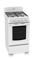 Gas 20” Range White 4 Cooking Zones H2443