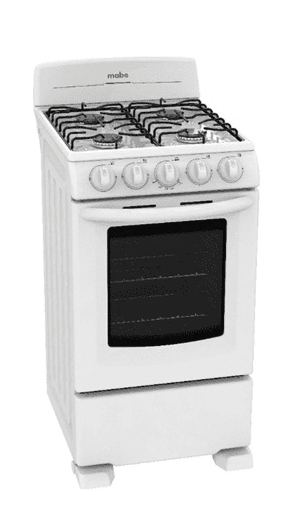 Gas 20” Range White 4 Cooking Zones H2443