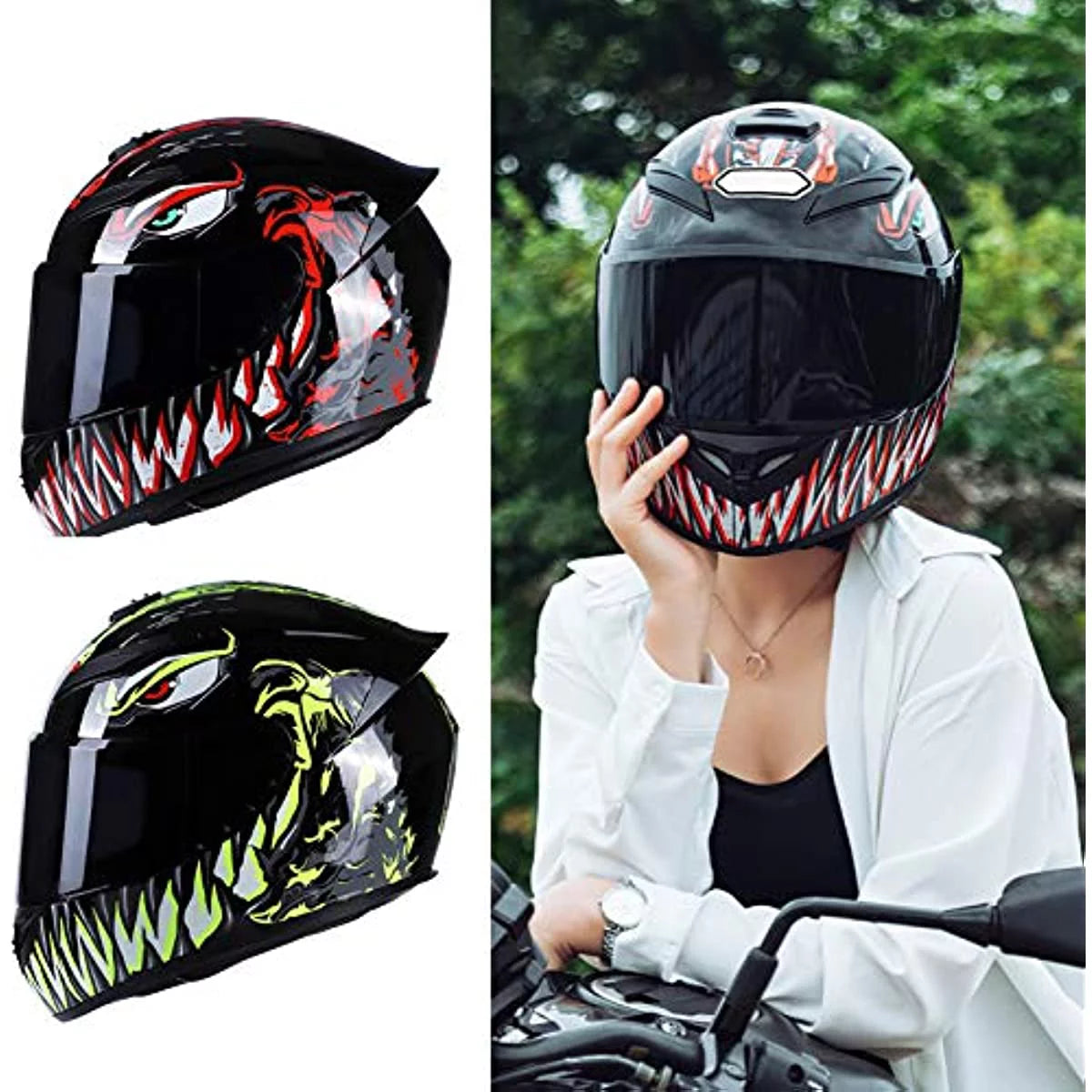 Full Face Motorcycle Helmet Offroad Dirt Bike Motocross I771