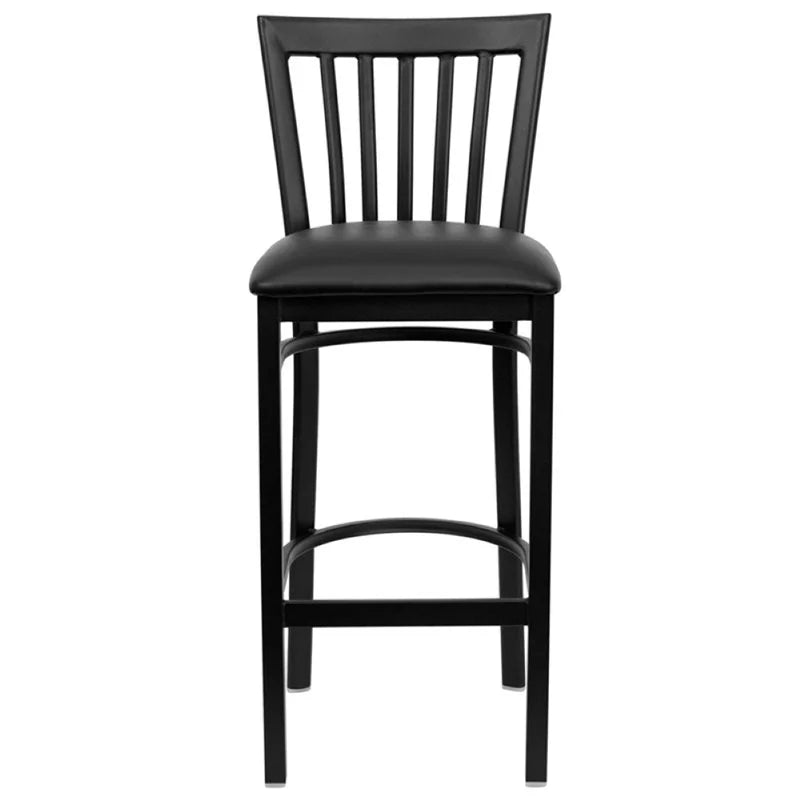 Black Metal Bar Stool Set of 2 E684295