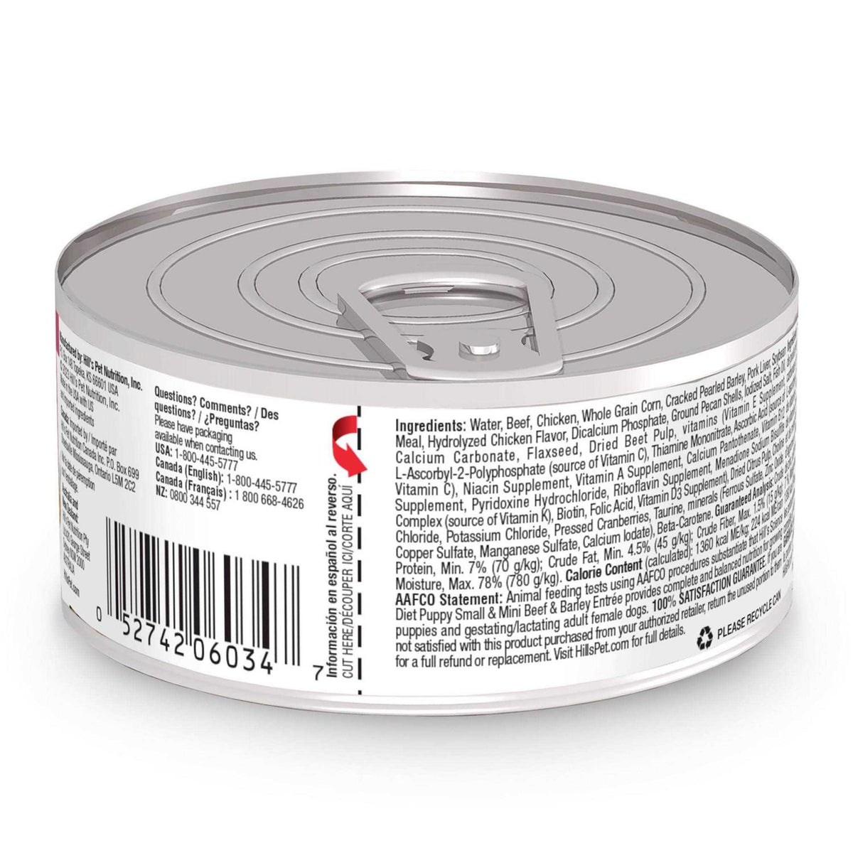 Beef & Barley Canned Dog Food W340364