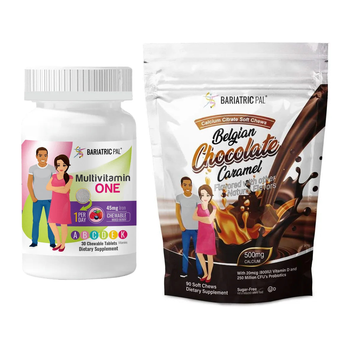 Chewable Bariatric Multivitamin with Iron and Calcium Citrate J166132