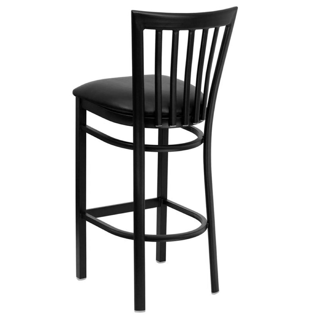 Black Metal Bar Stool Set of 2 E684295