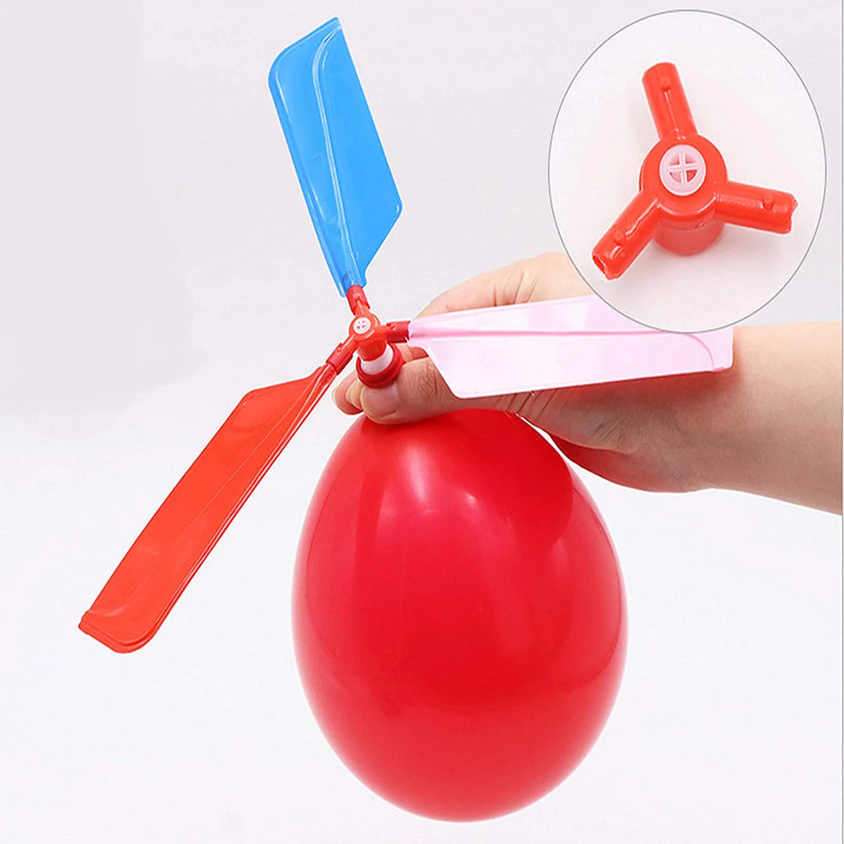 12 Pack Kids Toy Latex Balloon Helicopter Outdoor Sport Flying Toys G53034