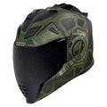 Green XXL Motorcycle Helmet B62353