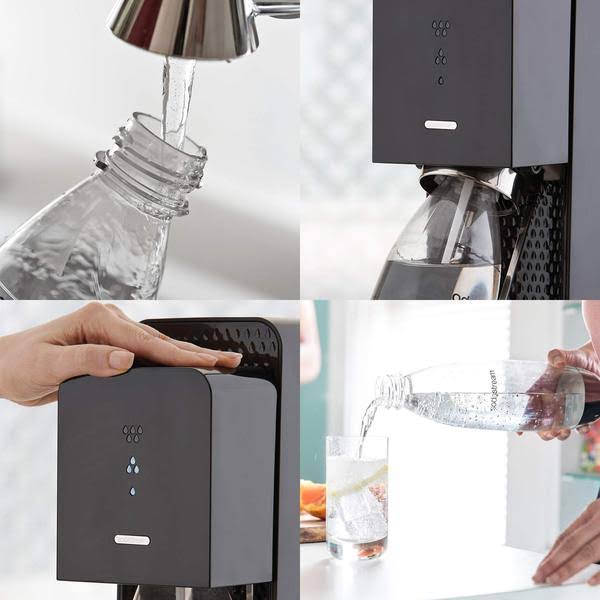 Black Sparkling Water Maker G114